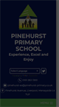 Mobile Screenshot of pinehurst-primary.co.uk