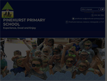 Tablet Screenshot of pinehurst-primary.co.uk